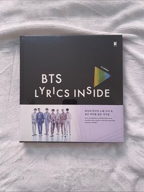 Official BTS Lyrics Inside Book (SEALED)